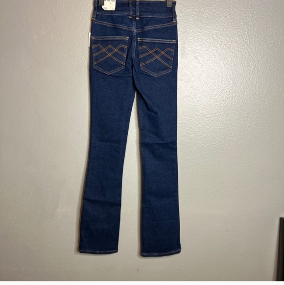 Free People Shayla Jeans Midrise Bootcut MarinBlue Women's Jeans - Picture 9 of 9